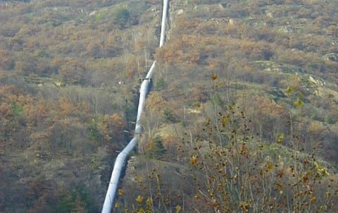 Korrosionsschutzarbeiten der Druckrohrleitung Naturns in Südtirol